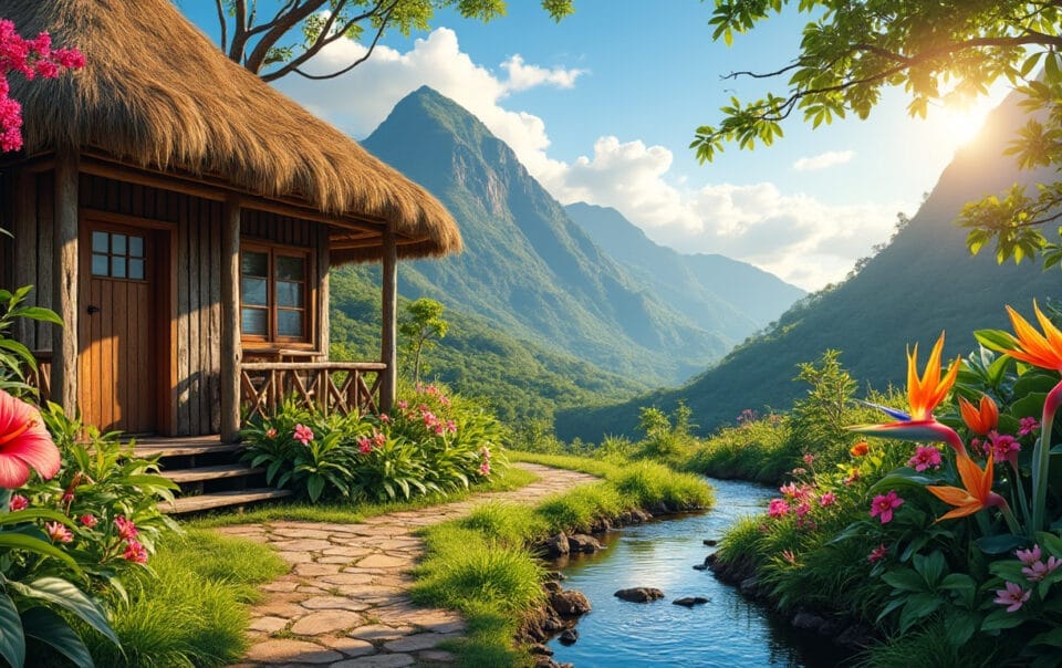 découvrez notre gîte nature, un refuge idéal pour une évasion inoubliable au cœur des paysages enchanteurs de la basse-terre. profitez d'un cadre idyllique, entre montagnes verdoyantes et cascades rafraîchissantes, pour une immersion totale dans la nature.