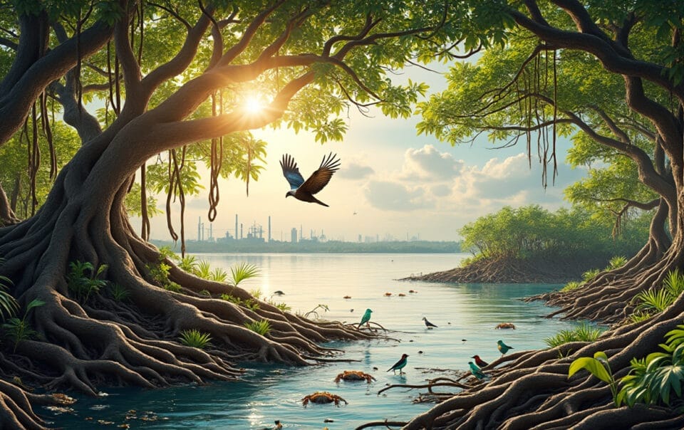 découvrez comment la biodiversité unique des mangroves de la basse terre est menacée par les activités humaines et le changement climatique. explorez les enjeux écologiques cruciaux et les initiatives de conservation nécessaires pour protéger ces écosystèmes vitaux.