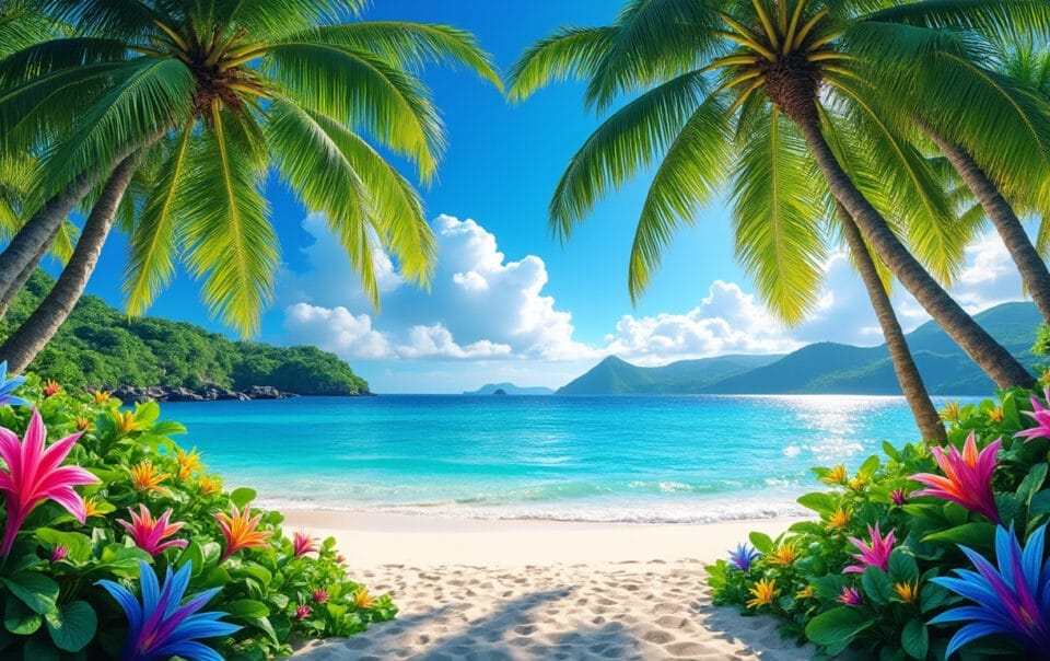 découvrez la beauté naturelle de la plage de grande anse, où une végétation luxuriante rencontre l'océan. ce paradis terrestre offre une biodiversité exceptionnelle, invitant les visiteurs à explorer ses sentiers ombragés et à profiter d'une expérience unique entre mer et nature.