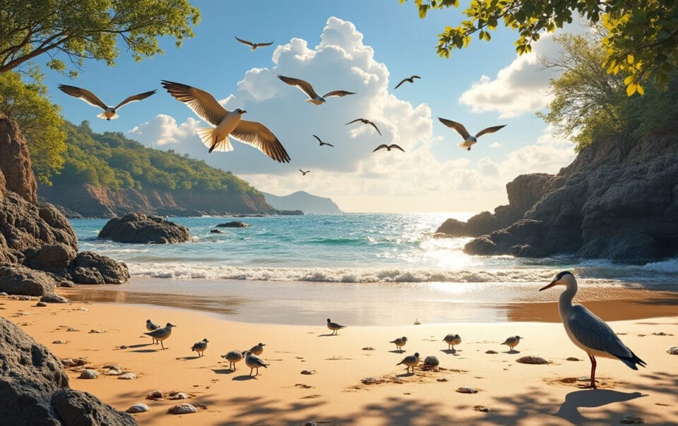 découvrez la richesse ornithologique de la plage de cluny à travers des observations fascinantes d'oiseaux. profitez d'une expérience unique en pleine nature où vous pourrez admirer des espèces variées dans leur habitat naturel, tout en apprenant sur leur comportement et leur conservation.